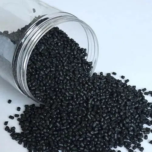 Black Reprocessed HDPE Granules — plastic granules supplied by Bari Enterprise, Kolkata